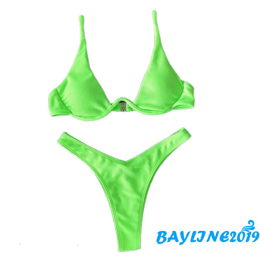 Bộ Bikini 2 Mảnh Quyến Rũ Thời Trang Dành Cho Nữ