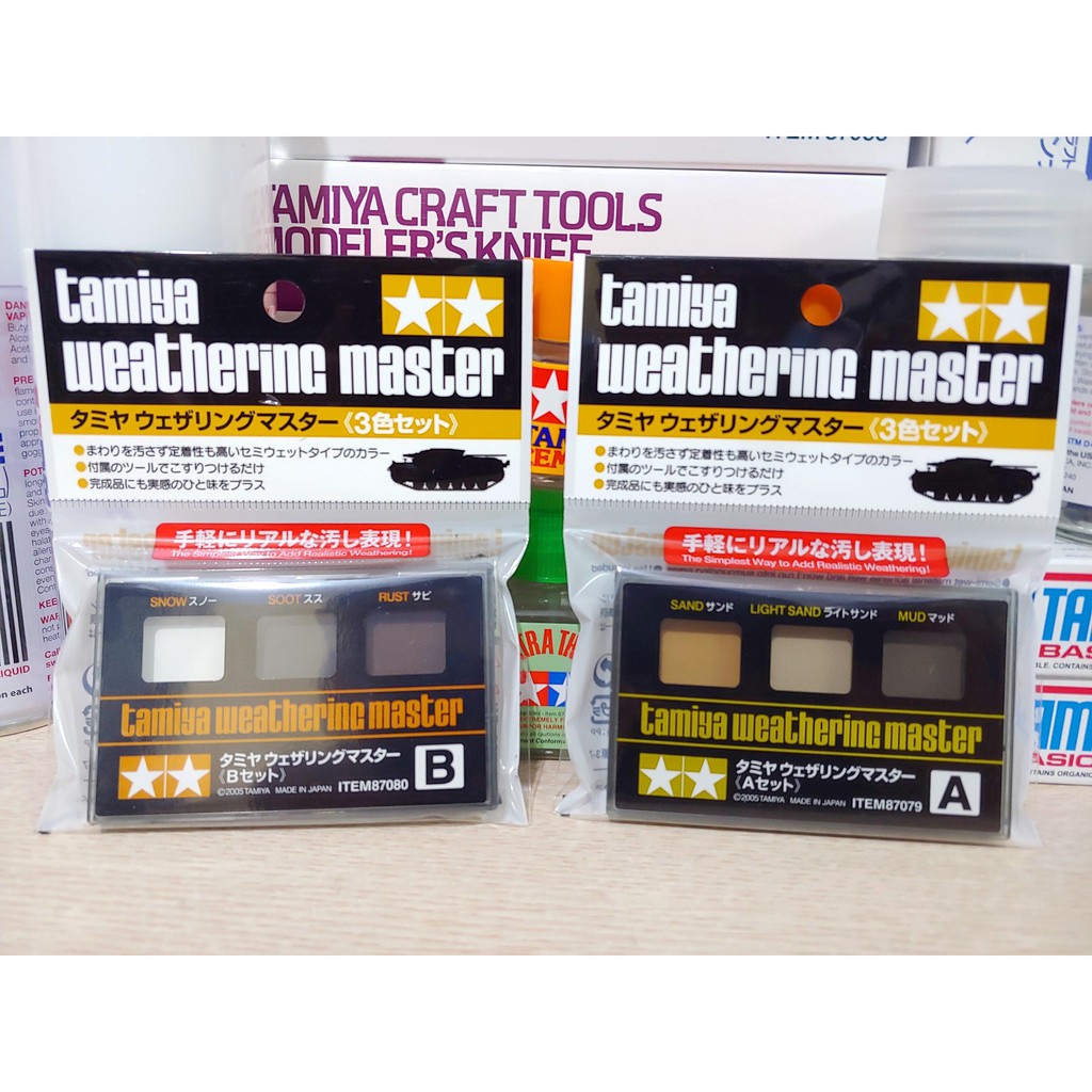 Màu hiệu ứng Tamiya Weathering Master A Set [87079] - Master B Set [87080] [TAM] [PGN13] [TAM] [PGN13]