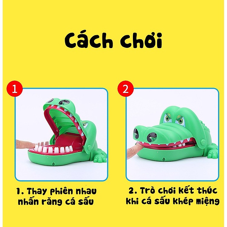 Cỡ Lớn Đồ Chơi Khám Răng Cá Sấu, Cá Sấu Cắn Tay Chất Lượng Cao
