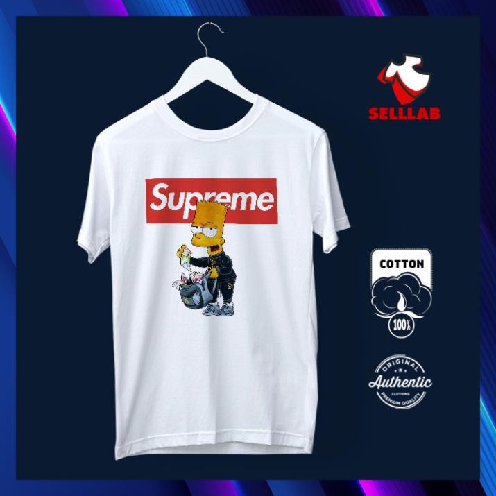 Áo Thun Nam 139k 2 cái S.u.p.r.e.m.e_19 SellLab mẫu mới 2021 hấm hút mồ hôi hình in sắc nét không xù lông