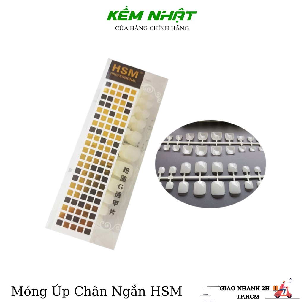 Móng Úp Chân Ngắn HSM Hộp 500 Móng