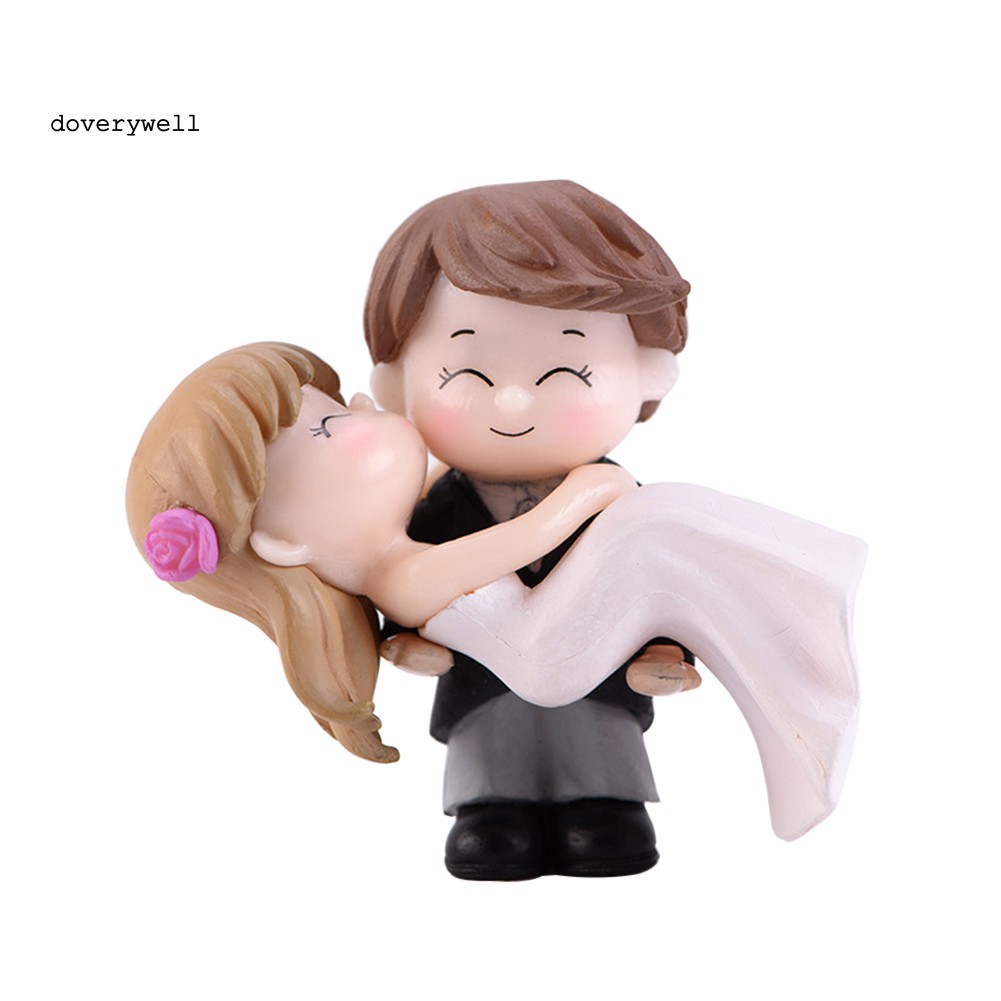 Mô Hình Cô Dâu Chú Rể Mini Cho Trang Trí Tiểu Cảnh