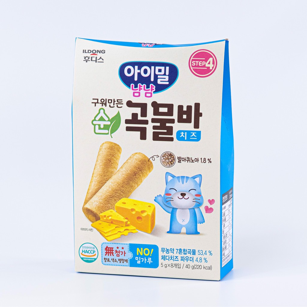 Bánh Cuộn Ngũ Cốc Ăn Dặm Ildong Hàn Quốc Cho Bé