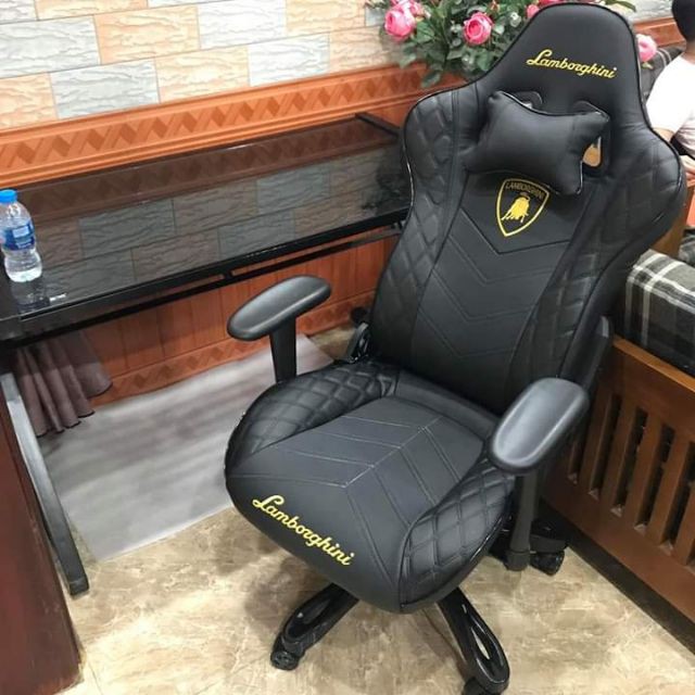 Ghế gaming lamboghini full black