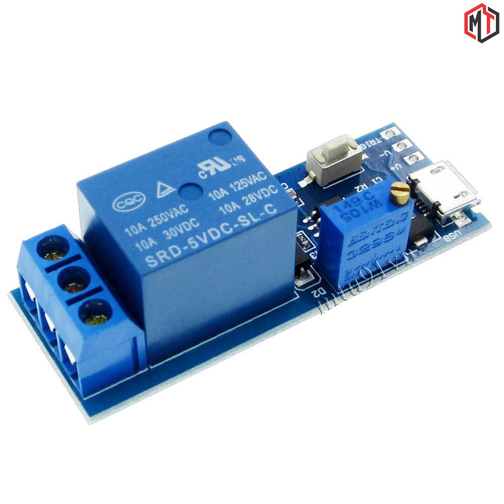 Module Relay Tạo Trễ 1 Kênh 5v - 30v (Mạch role tạo trễ)
