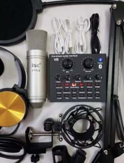 SOUND CARD V8-V8 BLUETOOTH VÀ MICRO ISK AT 100