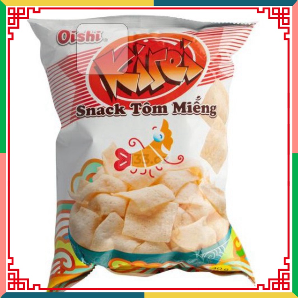 Bim Bim Snack Tôm Miếng Oishi 40g ( Đại lý Ngọc Toản)