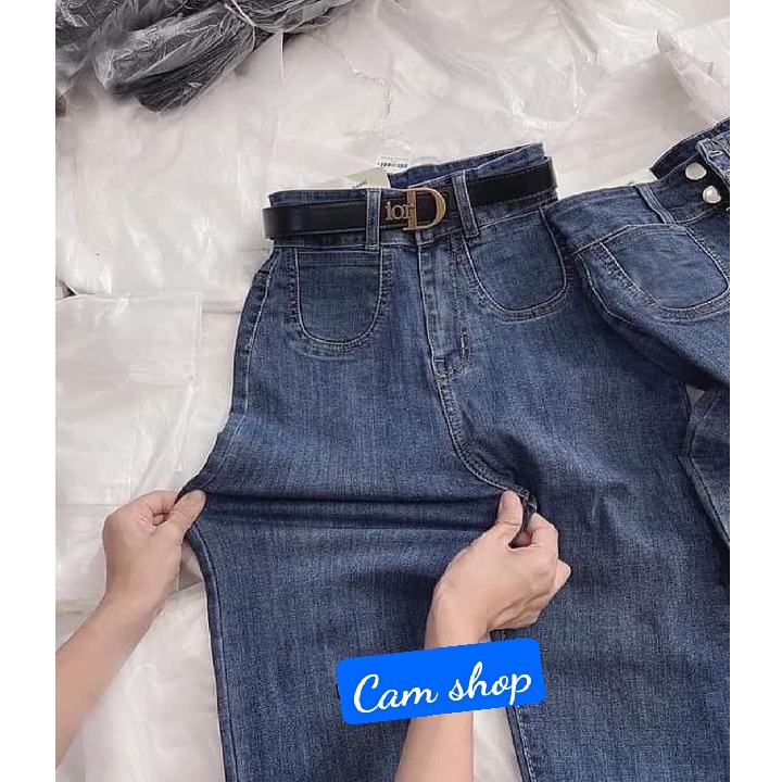 Quần jean nữ quần skinny quần bò nữ đẹp lưng cao tốn dáng hai túi trước co dãn thoải mái Cam shop C01