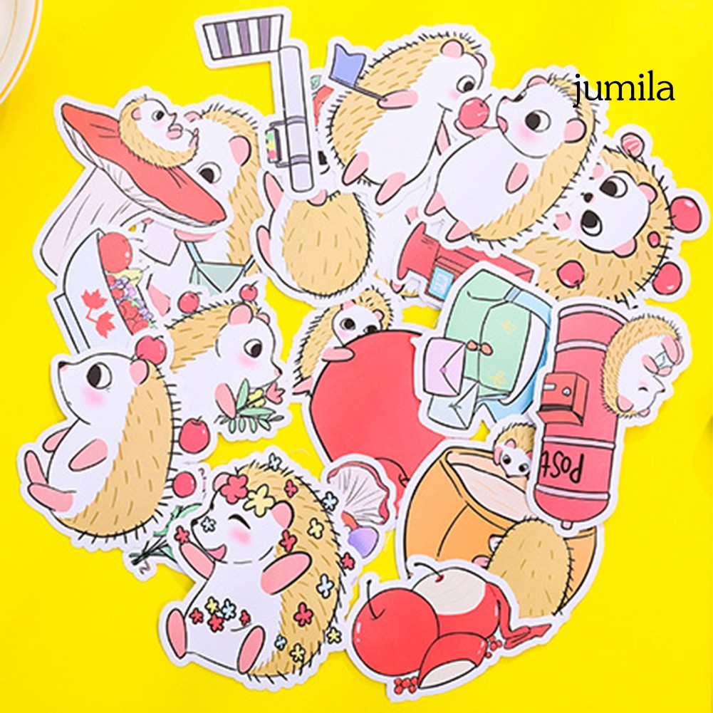 Sticker Dán Trang Trí Hình Chú Nhím Đáng Yêu