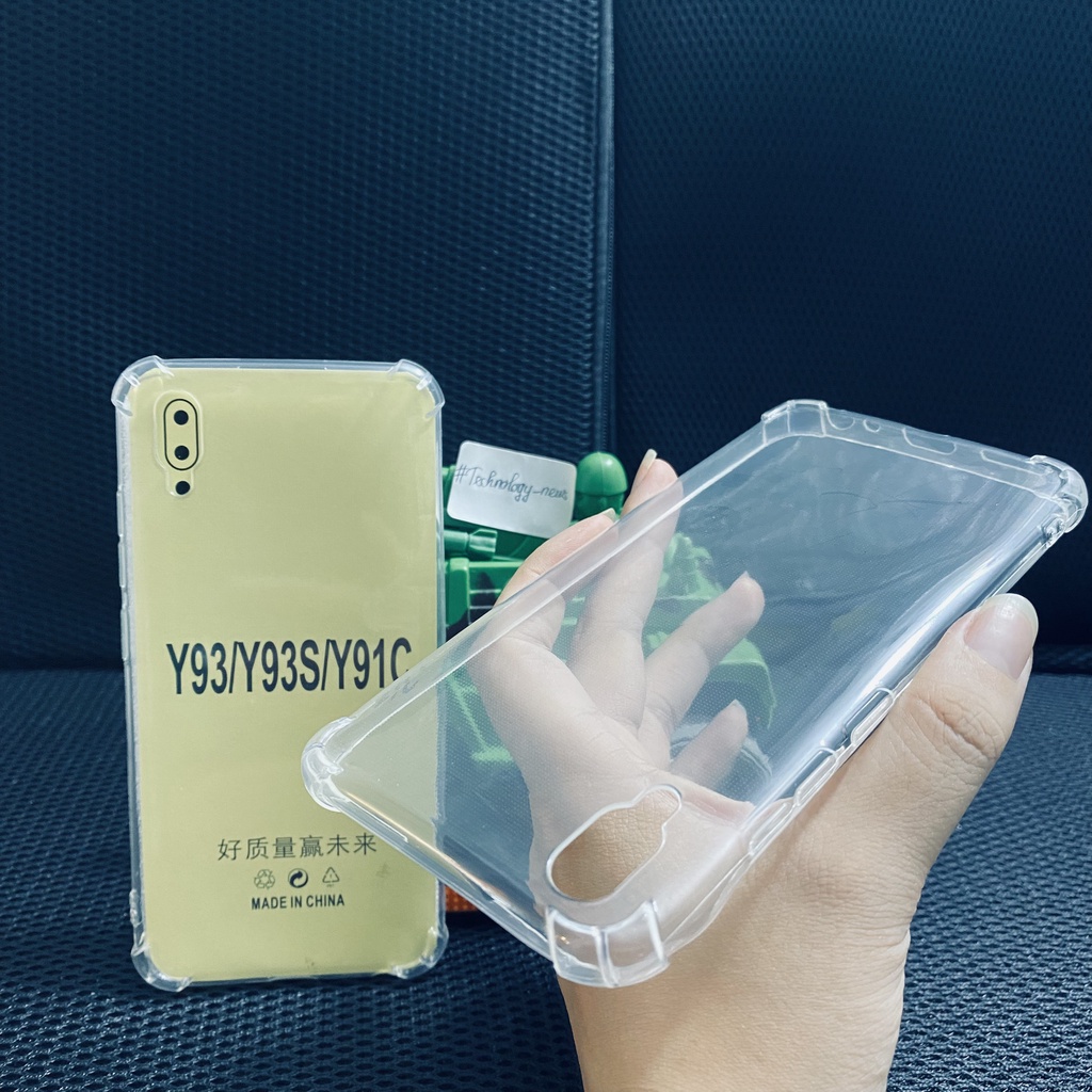 Ốp lưng chống sốc Vivo Y91c/ Y93 trong suốt chống va đập bo 4 góc
