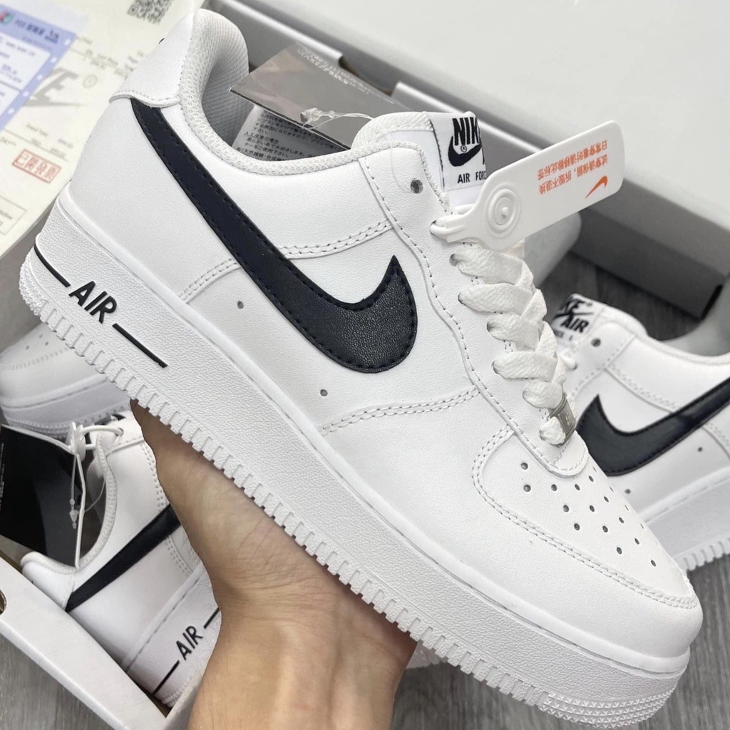 Giày sneaker AF1 vệt đen,cổ thấp mới full phụ kiện hàng cao cấp