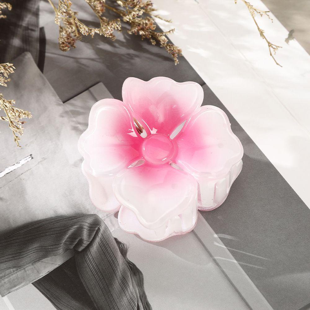 Kẹp Tóc Đuôi Ngựa Hình Cá Mập Bằng Resin Màu Gradient Dễ Thương Phong Cách Hàn Quốc