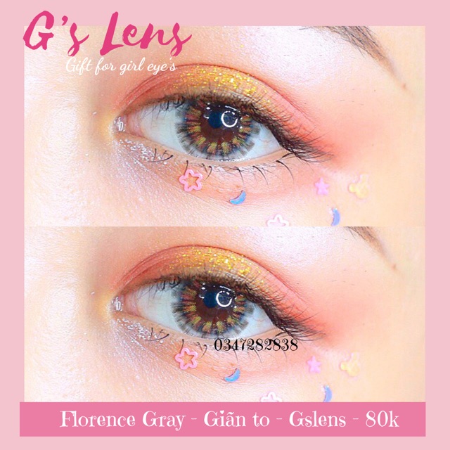 🔥9 Mẫu Lens Xám Giãn Tròng🔥