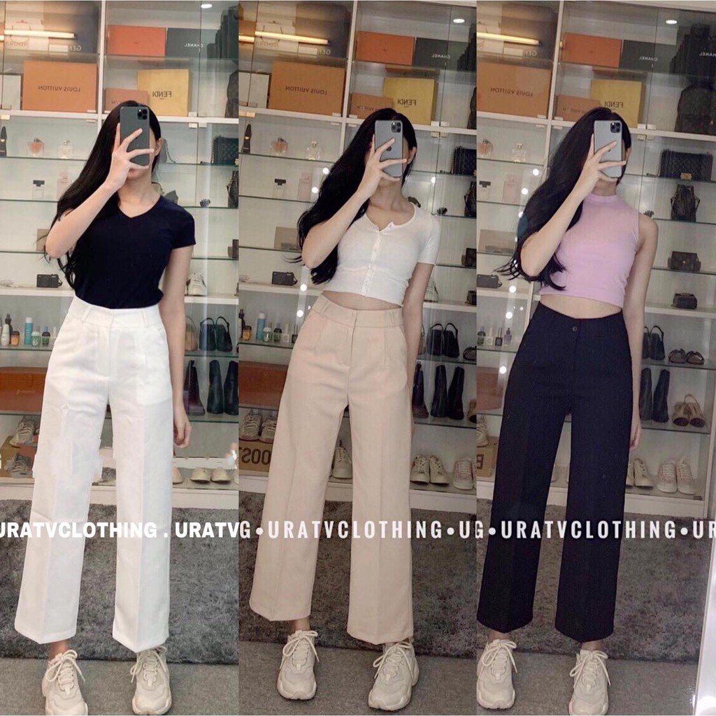 [FREESHIP-ẢNH CHÍNH CHỦ] QUẦN SUÔNG VẢI V2