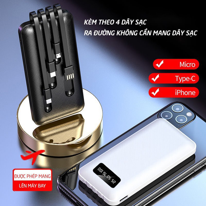 Sạc pin dự phòng power 10000 MAH ⓑ