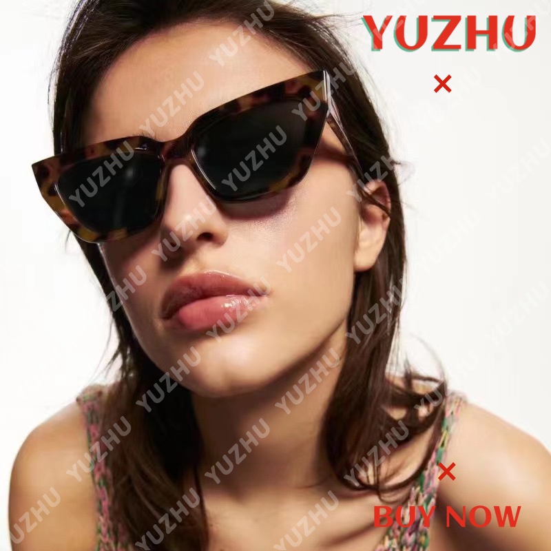 Kính Mát Mắt Mèo Gọng Nhỏ Thời Trang Phương Tây Cổ Điển