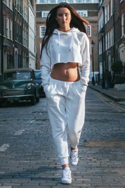 ÁO CROPTOP NÓN TAY DÀI