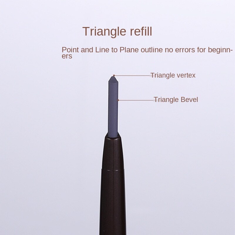 Chì kẻ lông mày hai đầu tam giác chống thấm nước 2 trong 1