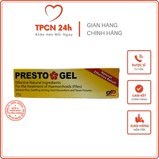 Presto Gel Gel bôi trĩ Nhập khẩu Israel