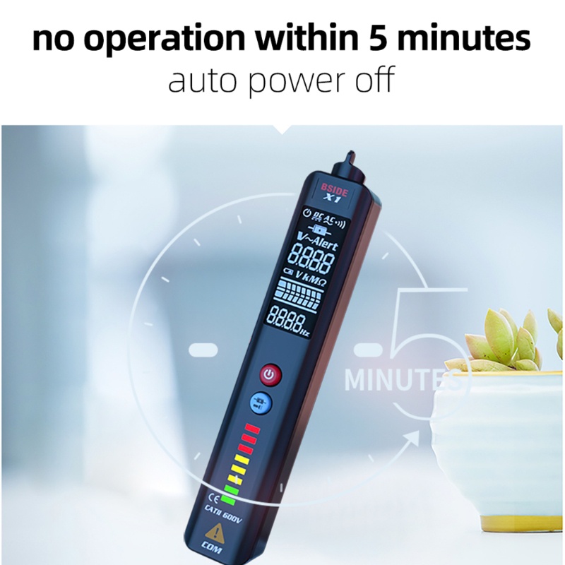 Vôn Kế Điện Tử Với 8 Đèn LED Hiển Thị Hiệu Ohm Hz