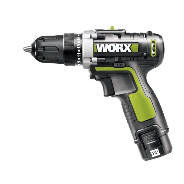 Máy khoan vặn vít dùng pin Liion 12V WU128.6 - Worx Green