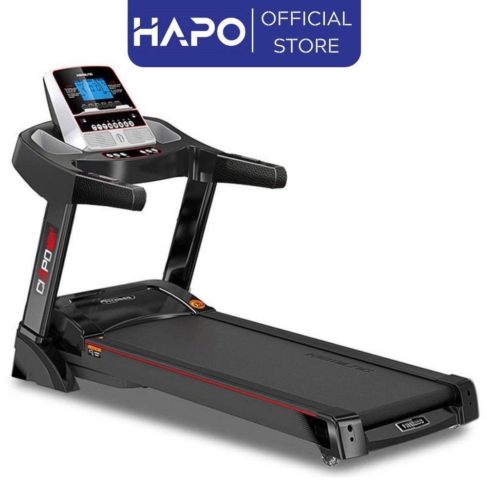 Máy chạy bộ đa năng cao cấp CIAPO A4, Máy tập chạy bộ gấp gọn tại nhà màn hình 5.5 Inch nghe nhạc tập thể dục tiện lợi