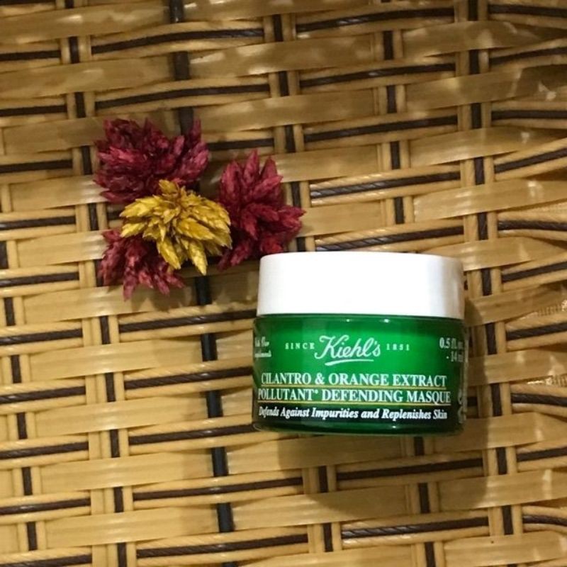 Mặt Nạ Ngủ Kiehl's Thải Độc Cilantro & Orange Extract Pollytant Purifying Masque - 14ml (Ngò)