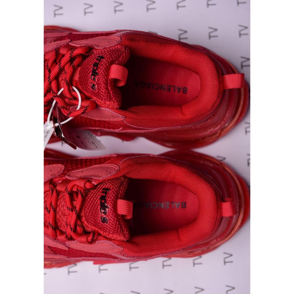 GIày Nam Sneaker Ba len Ciaga đế khí đỏ mận