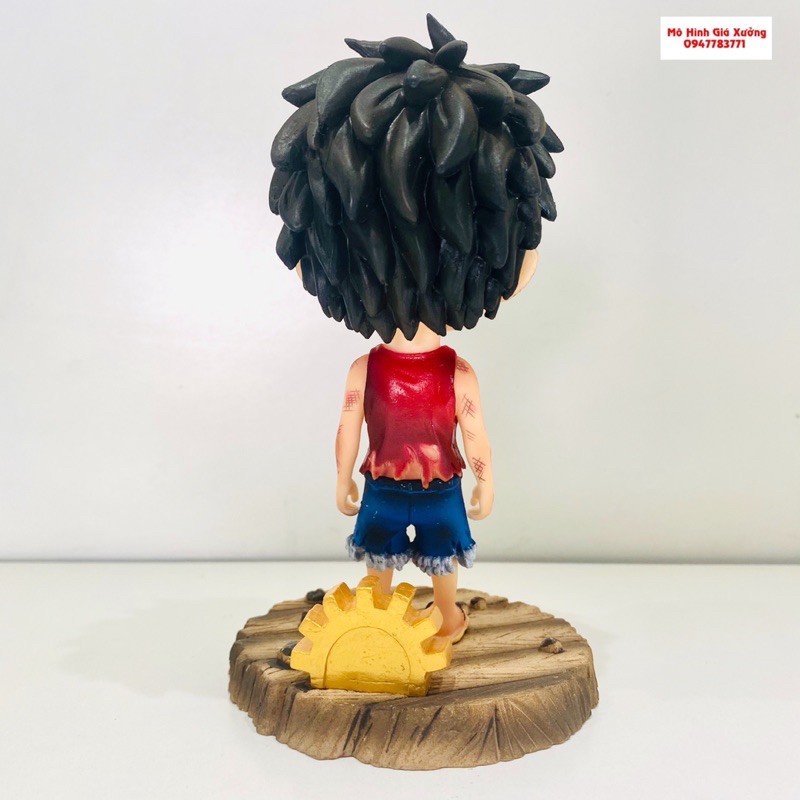 Mô hình Luffy mũ rơm One Piece vừa bị đánh bầm dập Cao 15cm - Tượng Figure Monkey D.Luffy Vua Hải Tặc