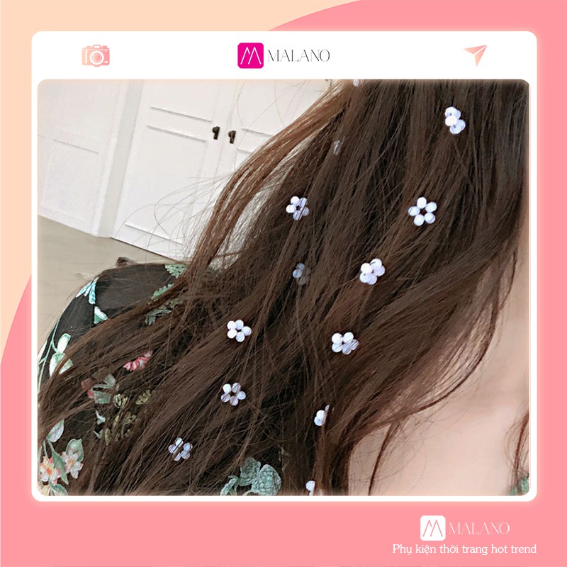 Phụ Kiện Tóc MALANO Dây Kẹp Tóc Hình Trái Tim Xinh Xắn Phong Cách Hàn Quốc Cho Nữ FA-001235