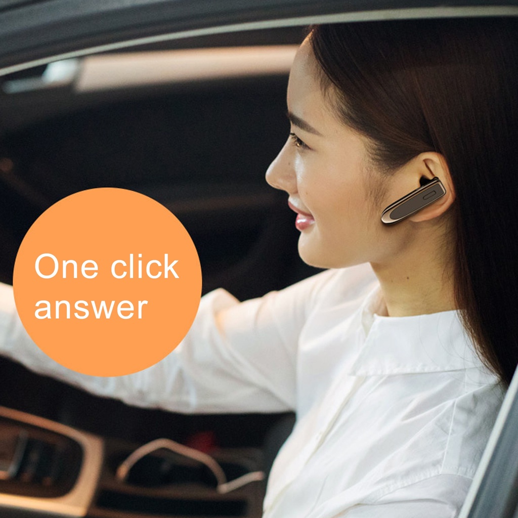 Tai nghe bluetooth nhét tai một bên K23 2022 NEW cao cấp | Mic 5.0, pin 260 mAh nghe nhạc lên đến 12h, đàm thoại 20h