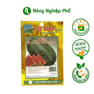 Hạt giống dưa hấu F1 Hắc Mỹ Nhân PN18 Phú Nông - Gói 1 gram