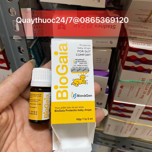 ✅MEN VI SINH BIOGAIA,TỐT CHO TIÊU HOÁ (5ml)