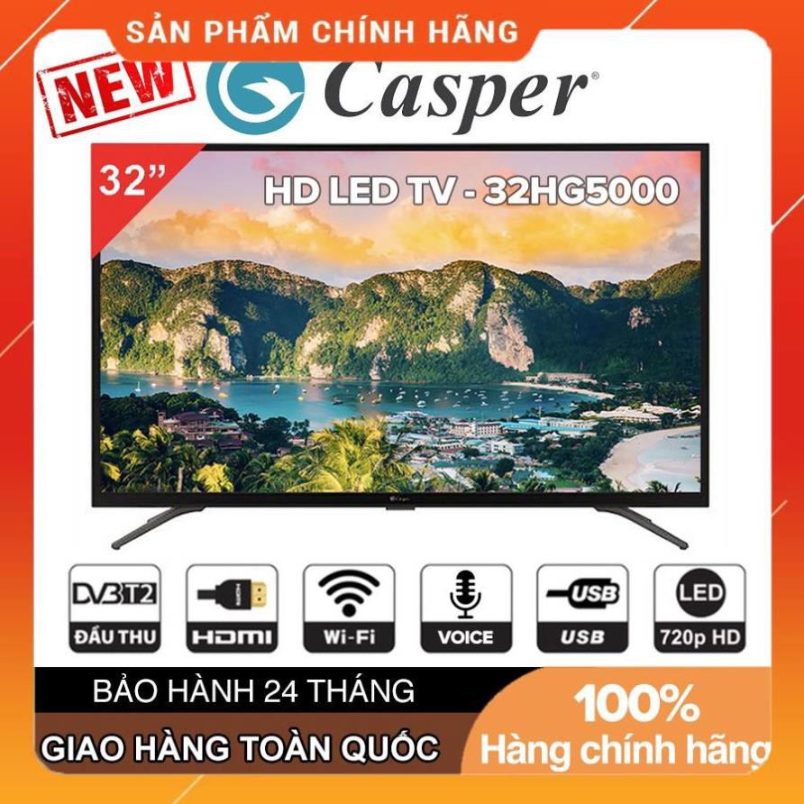 
                        Smart Tivi Casper 32 inch 32HG5200 HD Android 9.0, Tìm kiếm giọng nói, Bluetooth (Chính hãng - BH 2 Năm)
                    