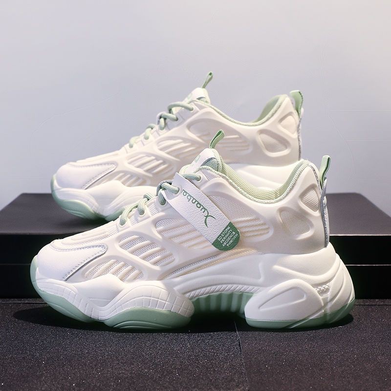 (Free Ship) Giày Phản Quang Nữ Đế Độn 5cm Phối Màu | BigBuy360 - bigbuy360.vn