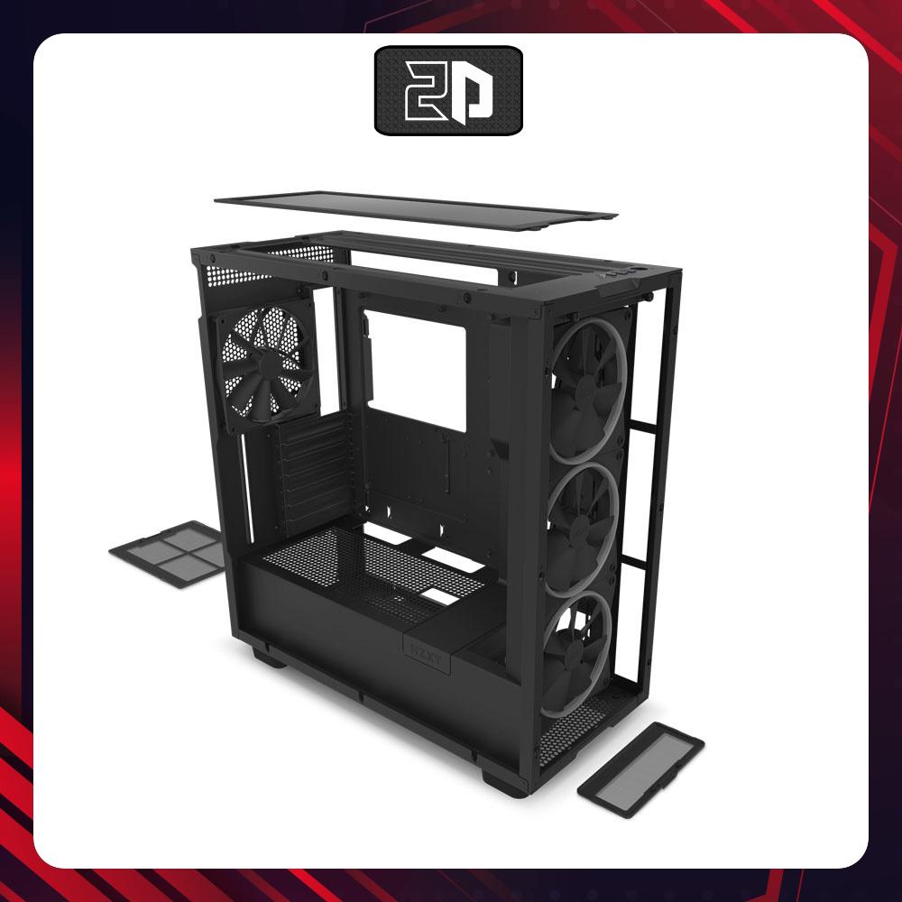 Vỏ Case NZXT H7 ELITE MATTE BLACK - Mid Tower / Màu Đen