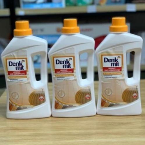 Nước lau sàn gỗ chuyên dụng Denkmit chai lớn 1000ml bảo vệ sàn gỗ hiệu quả Siêu Sell