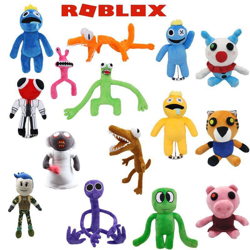 Đồ chơi hình nhân vật Roblox Rainbow Friends nhồi bông phù hợp làm quà tặng sinh nhật cho bé mới 25cm-30cm