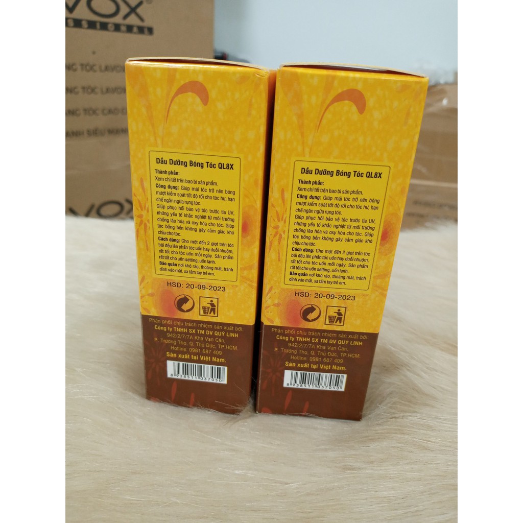 Serum tinh dầu mật ong dưỡng tóc ql8x 😍FREESHIP😍 ngăn ngừa rụng tóc , dưỡng ẩm, bảo vệ tóc khô xơ