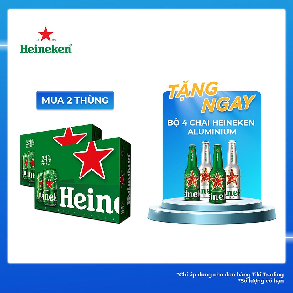 Cbig.vn -Thùng Bia Heineken 24 Lon Thường - Cbig.vn - Giá tốt hơn xin liên hệ cbig.vn - giao hàng ifast