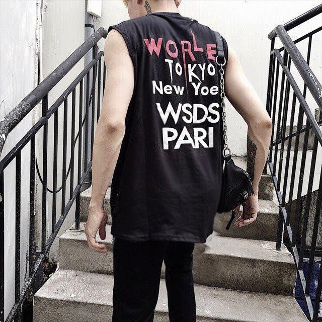 Áo thun Tanktop WORLE Unisex