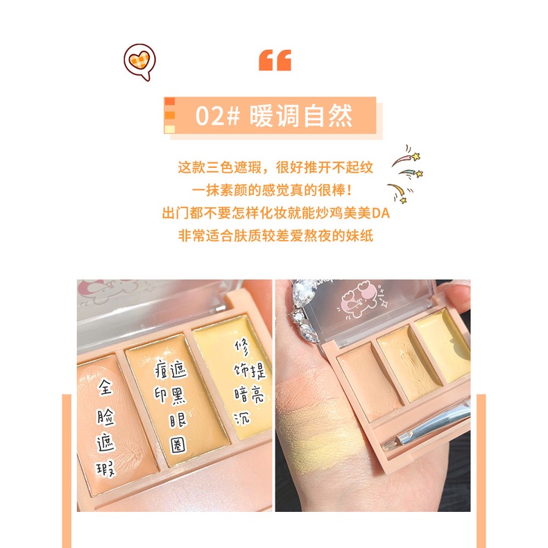 Kem Che Khuyết Điểm XIXI Độ Che Phủ Cao/ Chống Thấm Nước/ Giữ Màu Lâu Trôi | BigBuy360 - bigbuy360.vn