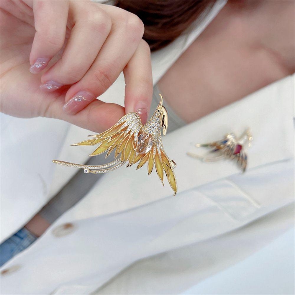 Ghim Cài Áo Hình Chú Chim Phong Cách Vintage Thời Trang|Ghim Cài Cổ Áo Hình Con Bướm