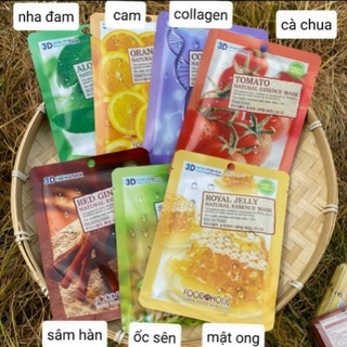 Combo 10 miếng nạ 3d trái cây Hàn Quốc