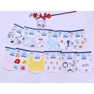 Yếm sợi tre Muslin tree BIB siêu thấm cho bé