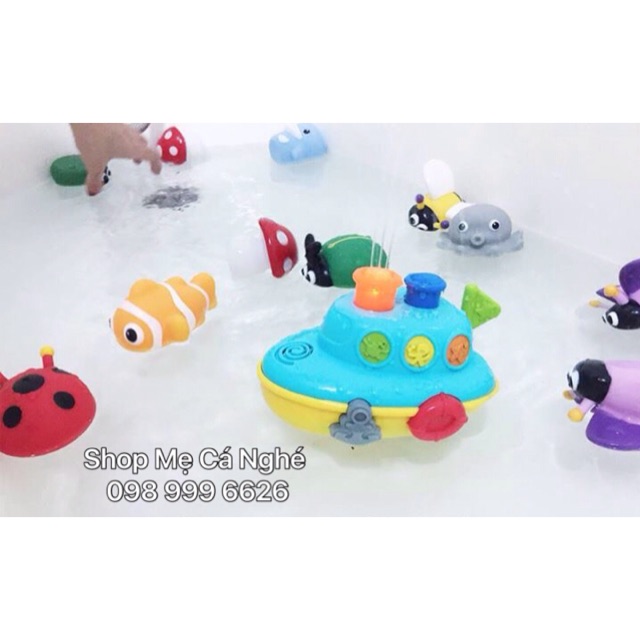 ĐỒ CHƠI NHÀ TẮM CANO PHUN NƯỚC CÓ NHẠC WINFUN