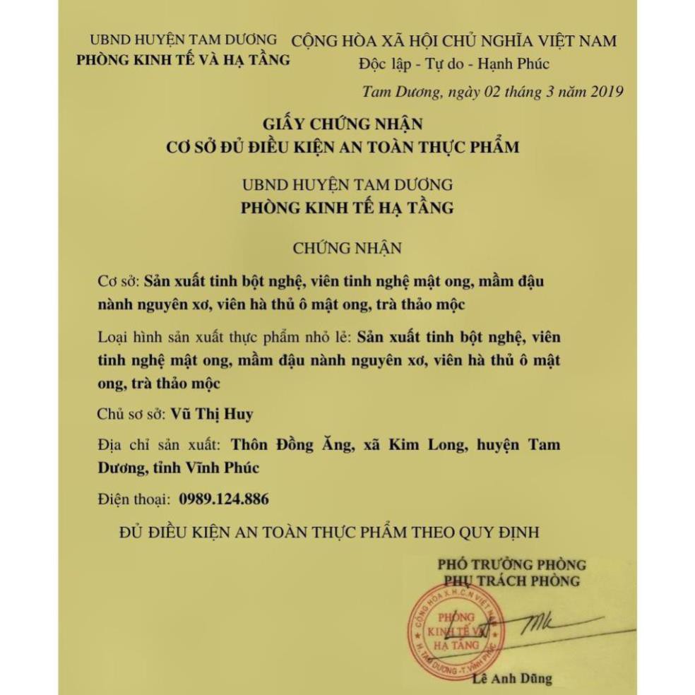 Tinh bột nghệ vàng nguyên chất TAM ĐẢO 500g, tinh bột nghệ vàng đỏ nghệ viên làm đẹp chữa đau dạ dày liền sẹo vết thâm | BigBuy360 - bigbuy360.vn