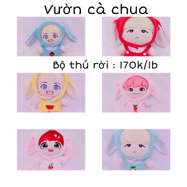 [ SET THÚ RỜI CHO DOLL 20cm ]