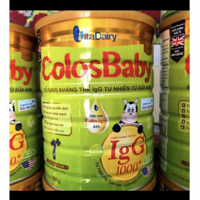 Sữa non Colosbaby 1+ 400g và 800g