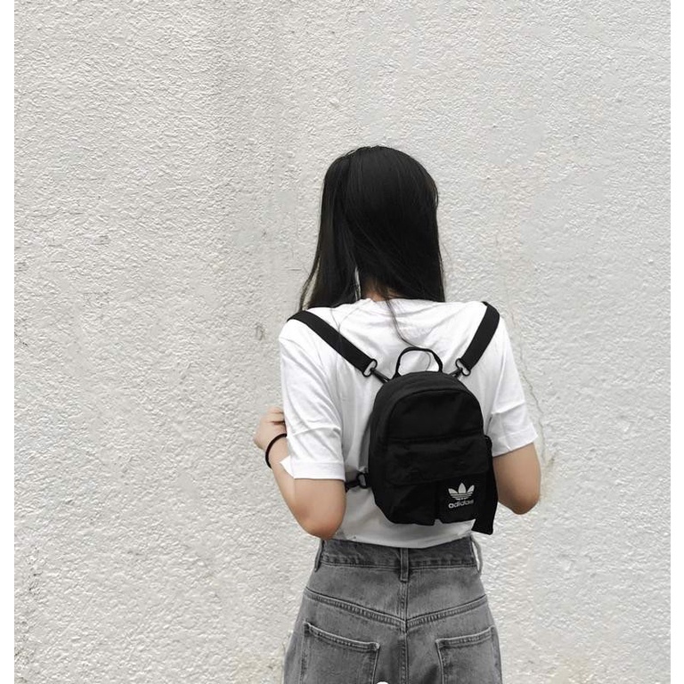 (ảnh thật) Balo Mini m/ lb BackPack hàng chuẩn đủ ba màu đen/ trắng/ màu